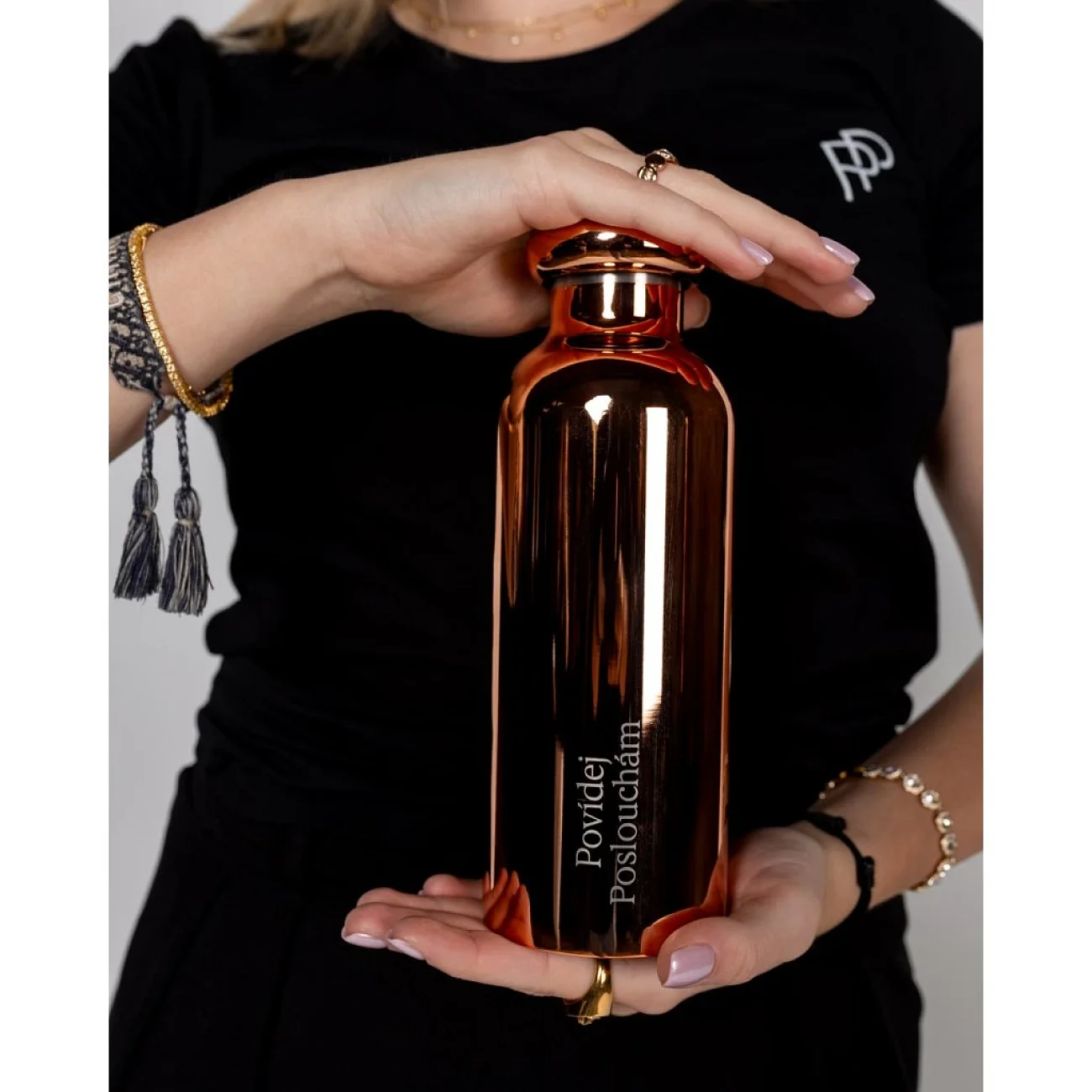 Láhev rose gold